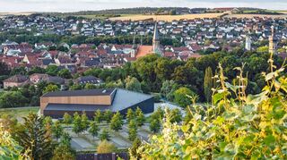 Prominentes ausgezeichnetes Bauprojekt: Die Tauberphilharmonie in Weikersheim.
