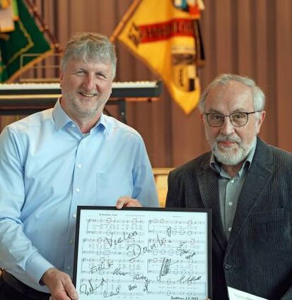Hermann Josef Beyer (rechts) wurde gebührend verabschiedet.