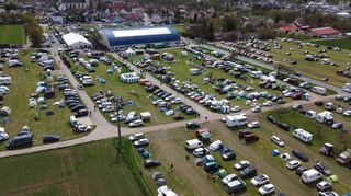 Fans aus aller Welt bevölkerten am Wochenende das Gelände rund um die Tauberfrankenhalle in Königshofen.
