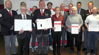 Beim DRK-Ortsverein Walldürn wurden viele langjährige Mitglieder geehrt.
