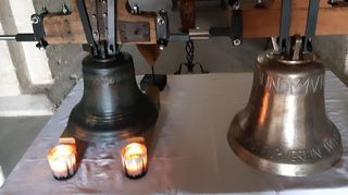 Die neuen Glocken der Sigismund-Kapelle in Oberwittighausen.