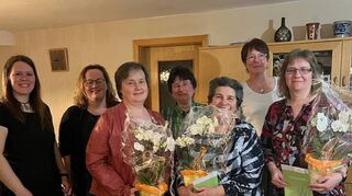 Die geehrten LandFrauen. Im Bild (von links) Nicole Kilian, Claudia Leece-Küstner, Michaela Stier, Jutta Wirsching, Marianne Thürauf und Elke Beil.