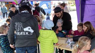 Jede Menge Spiel und Spaß stand für die Besucher bei den Spielplatzpiraten auf dem Programm.