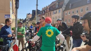 Auch auf der Studien-Tour des Landtagsabgeordneten Hermino Katzenstein war das Fahrverbot in der Innenstadt Thema.