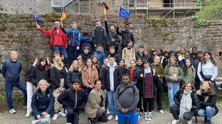 Schüler der Konrad-von-Dürn Realschule Walldürn trafen sich mit Schülern des André-Malraux-Collèges der Partnerstadt Montereau.