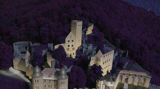 So könnte die Beleuchtung der Wertheimer Burg künftig aussehen.