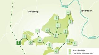 Standort der Windkraftanlage