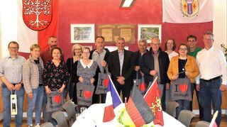 Für viele Teilnehmer der französischen Delegation war der Besuch in Edelfingen eine Premiere.