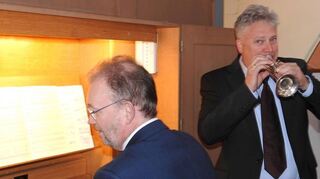 Beim Benefizkonzert des Lions Club Wertheim spielten Rudolf Mahni (Trompete) und Carsten Klomp (Orgel) an Christi Himmelfahrt in der Stiftskirche ein hochkarätiges Programm mit Werken aus vier Jahrhunderten.
