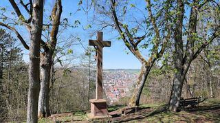 Mit einer Bittprozession zum heiligen Kreuz auf dem Wurmberg flehten die Hardheimer vor 130 Jahren um Regen, weil sie um ihre Ernte fürchteten. Kinder, Erwachsene und Greise stiegen auf den Wurmberg und wurden erhört: Der Regen kam nach der Prozession.