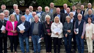 Die geehrten, langjährigen Mitglieder des CDU-Stadtverbands Tauberbischofsheim.
