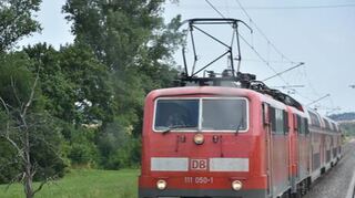 Wichtig für eine gute Anbindung an die ICE-Bahnhöfe: die Frankenbahn.