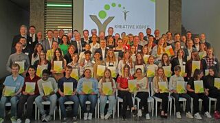 Die Kreativen Köpfe 2023: Gemeinsam wollen Erfinder, Experten, Juroren, Stifter und Förderer die Region in die Zukunft entwickeln.