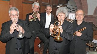 Das Trompetenensemble Stuttgart spielte mit Christian Nägele, Johannes Knoblauch, Joachim Jung (Trompete, Corno da caccio), Uwe Arlt (Barockpauken, Perkussion) und Tobias Horn (Orgel) bekannte und beliebte Kompositionen.