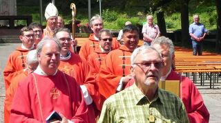 Bischof Dr. Gerber hielt die Predigt beim Pontifikalamt am Mittwoch in der Wallfahrtsbasilika.