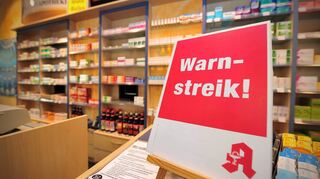 Bundesweit werden am kommenden Mittwoch Apotheken geschlossen bleiben.