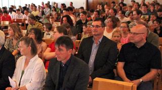 Klingefest als Besuchermagnet: Groß war die Zahl derer, die am Festakt teil nahmen.