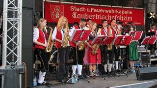 Die Stadt- und Feuerwehrkapelle Tauberbischofsheim ist wieder mit von der Partie.