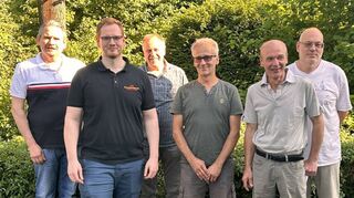 Der neue Vorstand der Innung der Fleischer und Bäcker.