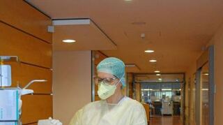 Auf die Not der Krankenhäuser soll auf-merksam gemacht werden.