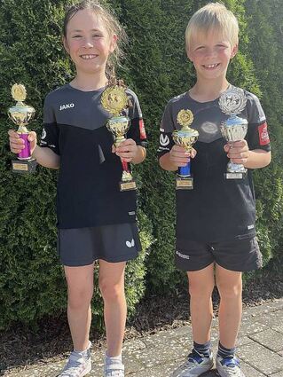 Svenja Hepp und Levin Würzberger trumpften auf.