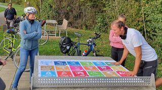 Mit dem Fahrrad geht es an vier Terminen rund um Buchen.