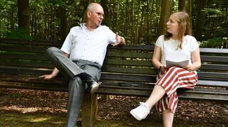 Bürgermeister Markus Günther erläutert FN-Redakteurin Maren Greß im Gespräch die Beweggründe und Ziele seiner dritten Kandidatur.