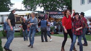 Viel getanzt wurde beim Country-Festival in Külsheim.