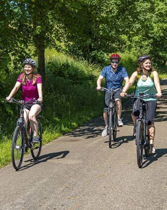 Macht Spaß: Eine Fahrradtour durch das Taubertal.