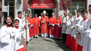 Das feierliche Pontifikalamt mit Weihbischof Dr. Dr. Christian Würtz aus Freiburg als Hauptzelebrant stand im Mittelpunkt des Wallfahrts-Seniorentages.