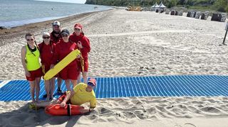 Rettungsschwimmer der DLRG Höpfingen unterstützten den zentralen Wasserrettungsdienst-Küste an der Ostsee.