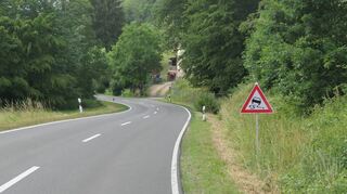 Der schlecht einsehbare Kurvenbereich an der Blankenmühle zwischen Boxtal und Wessental ist 100er-Bereich. Mit einer Petition soll dies geändert werden – für die Sicherheit von Verkehrsteilnehmern und Anwohnern.