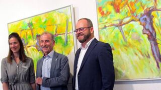Werke von Gunter Schmidt sind in der Lauda Fabrikgalerie zu sehen.