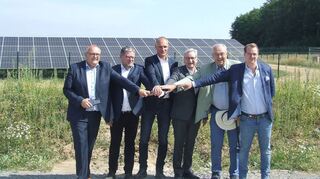 Die Verantwortungsträger sind sich sicher, dass der Solarpark eine Erfolgsgeschichte wird.
