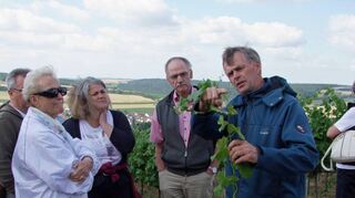 Michael Schmitt gab anschauliche Einblicke in die Welt des Weinbaus.
