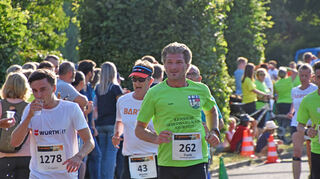 Bürgermeister Frank Menikheim beim Igersheimer Firmenlauf.