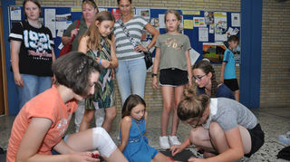 Schulfest am Matthias-Grünewald-Gymnasium in Tauberbischofsheim.
