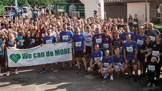 Für einen guten Zweck gingen die Läufer in Höpfingen auf die Strecke.