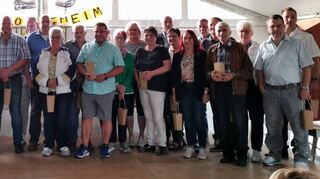 Ehrungen langjähriger und verdienter Mitglieder des TC Bödigheim standen im Rahmen der Jubiläumsfeierlichkeiten auf dem Programm.