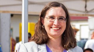 Schrozbergs Bürgermeisterin Jacqueline Förderer will Rathaus-Chefin in Schrozberg bleiben. Sie kandidiert im April 2024 für eine zweite Amtszeit.