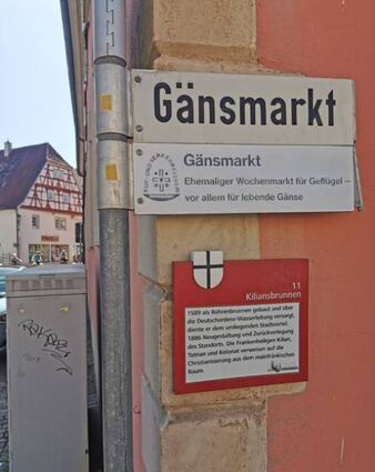 Noch haben die Bauarbeiten am Gäns-markt nicht begonnen.