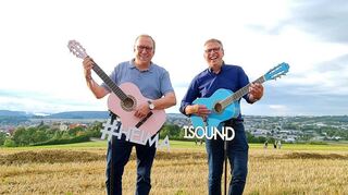 Sich einmal so fühlen wie das Gitarrenduo „Café del Mundo“ – das konnten die Besucher am Selfie-Point.