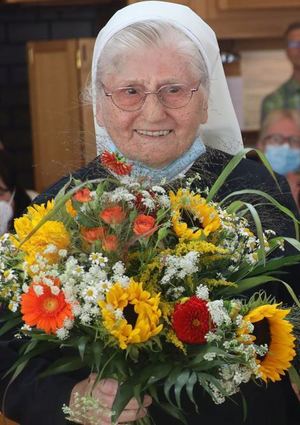 Ihr diamantenes Professjubiläum feierte die Deutschordensschwester Maria-Luise.