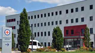 Die Wertheimer Rotkreuzklinik.