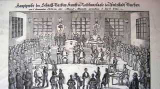 Mit dem Rasieren von 94 Männern innerhalb einer Stunde wurde der Buchener Barbier Josef Baumann überregional bekannt.