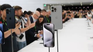 Apple stellte sein neues iPhone 15 Pro in Cupertino vor.