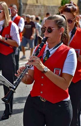 Ohne Musik geht’s auch beim „Zug der Freiheit“ nicht.