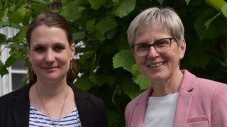 Bettina Gellhaar (links) und Cornelia Wetterich sind Schuldekaninnen. Gellhaar für das Katholische Dekanat Tauberbischofsheim, Wetterich für das Evangelische Dekanat Wertheim. Sie werben für den Religionsunterricht.