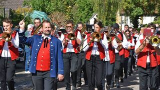 Viel Musik: Sieben Gruppen trafen beim Umzug den richtigen Ton.