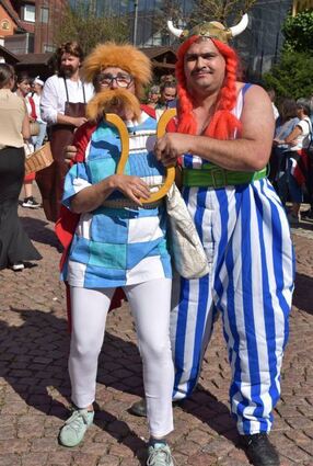 Asterix und Obelix waren auch dabei.